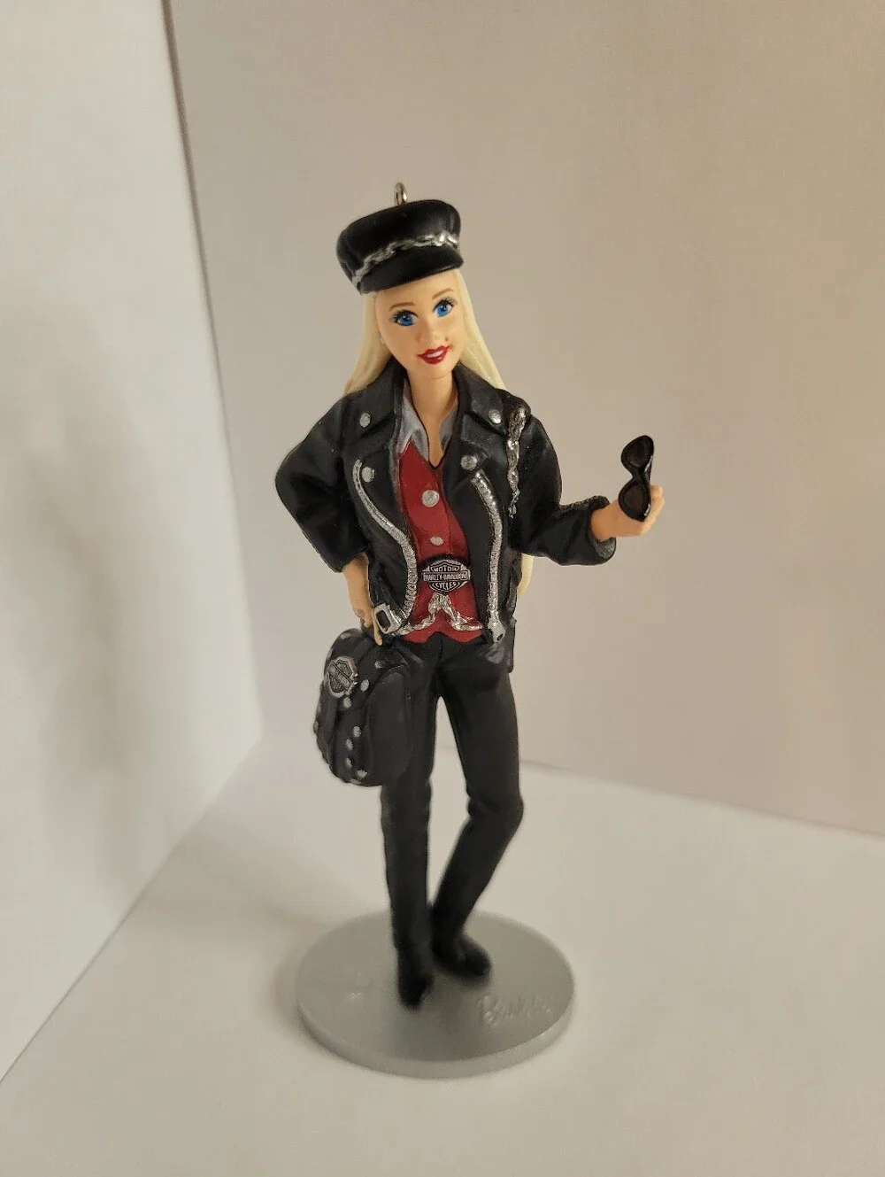 Barbie Harley Davidson Motorcycle Outfit Ornament, Collectible